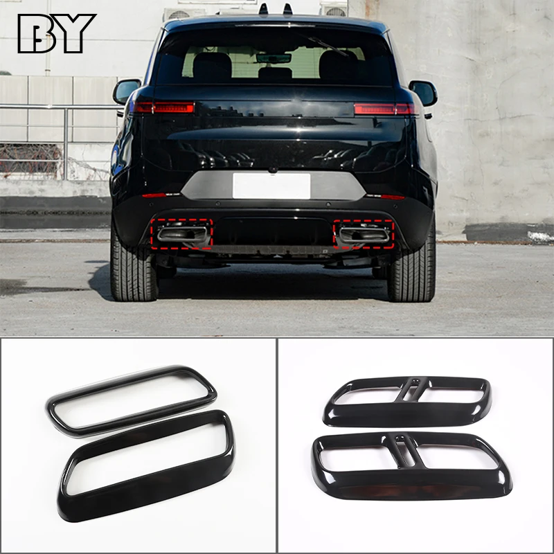 Stainless Steel Car Tail Throat Pipe Modified Cover Trim For Land Rover Range Rover Sport L461 2023 2024 Car Accessories
Stainless Steel Car Tail Throat Pipe Modified Cover Trim For Land Rover Range Rover Sport L461 2023 2024 Car Accessories