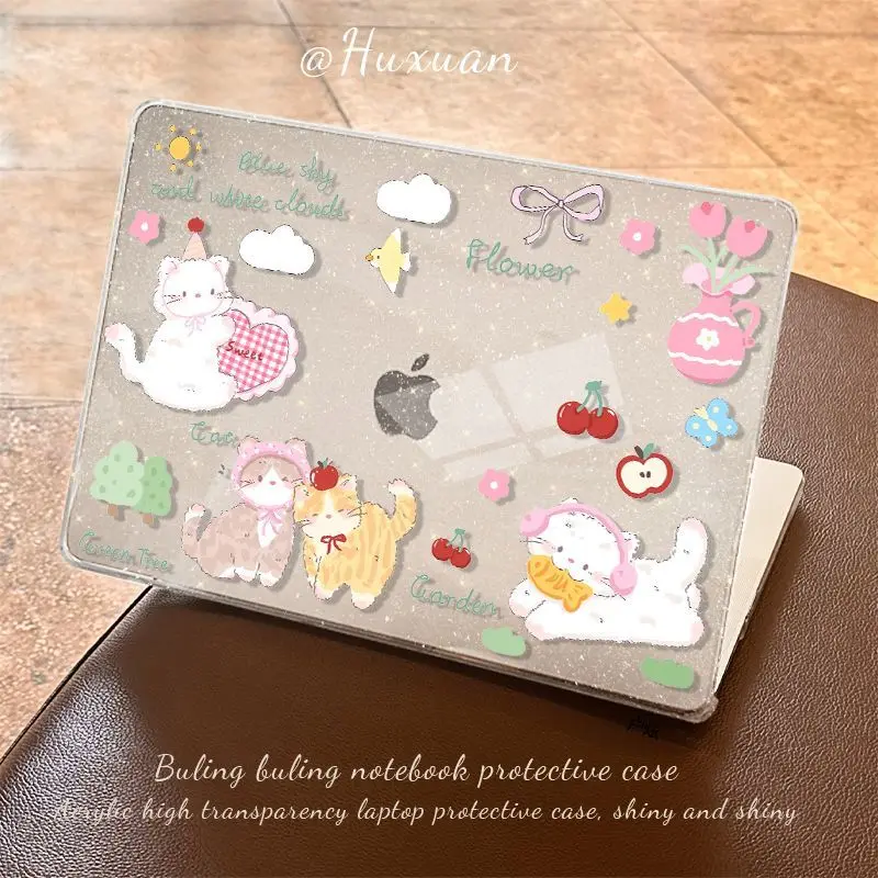 Cartoon Cute Kitten Transparent Case For Macbook Air13.6 M5 M1 Pro 14 M4 Air15.3 13 M3 15 M2 Mac Cover A3113A2681A2442 A2941 Neo
Cartoon Cute Kitten Transparent Case For Macbook Air13.6 M5 M1 Pro 14 M4 Air15.3 13 M3 15 M2 Mac Cover A3113A2681A2442 A2941 Neo