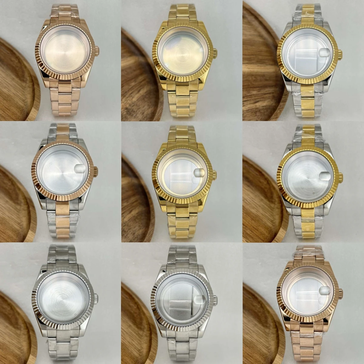 GMOGAR 36mm 39mm 316L Stainless Steel Oyster Datejust Watch Case Band for Seko Parts NH35 NH70 NH36 Movement for 29-28.5mm Dial
GMOGAR 36mm 39mm 316L Stainless Steel Oyster Datejust Watch Case Band for Seko Parts NH35 NH70 NH36 Movement for 29-28.5mm Dial