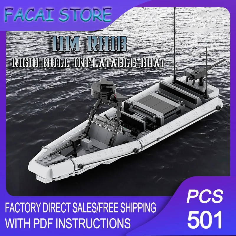 Warship Model Moc Building Bricks Modular Hard Inflatable Boat Army Edition Technology Block Christmas DIY Toy Construction Gift
Warship Model Moc Building Bricks Modular Hard Inflatable Boat Army Edition Technology Block Christmas DIY Toy Construction Gift