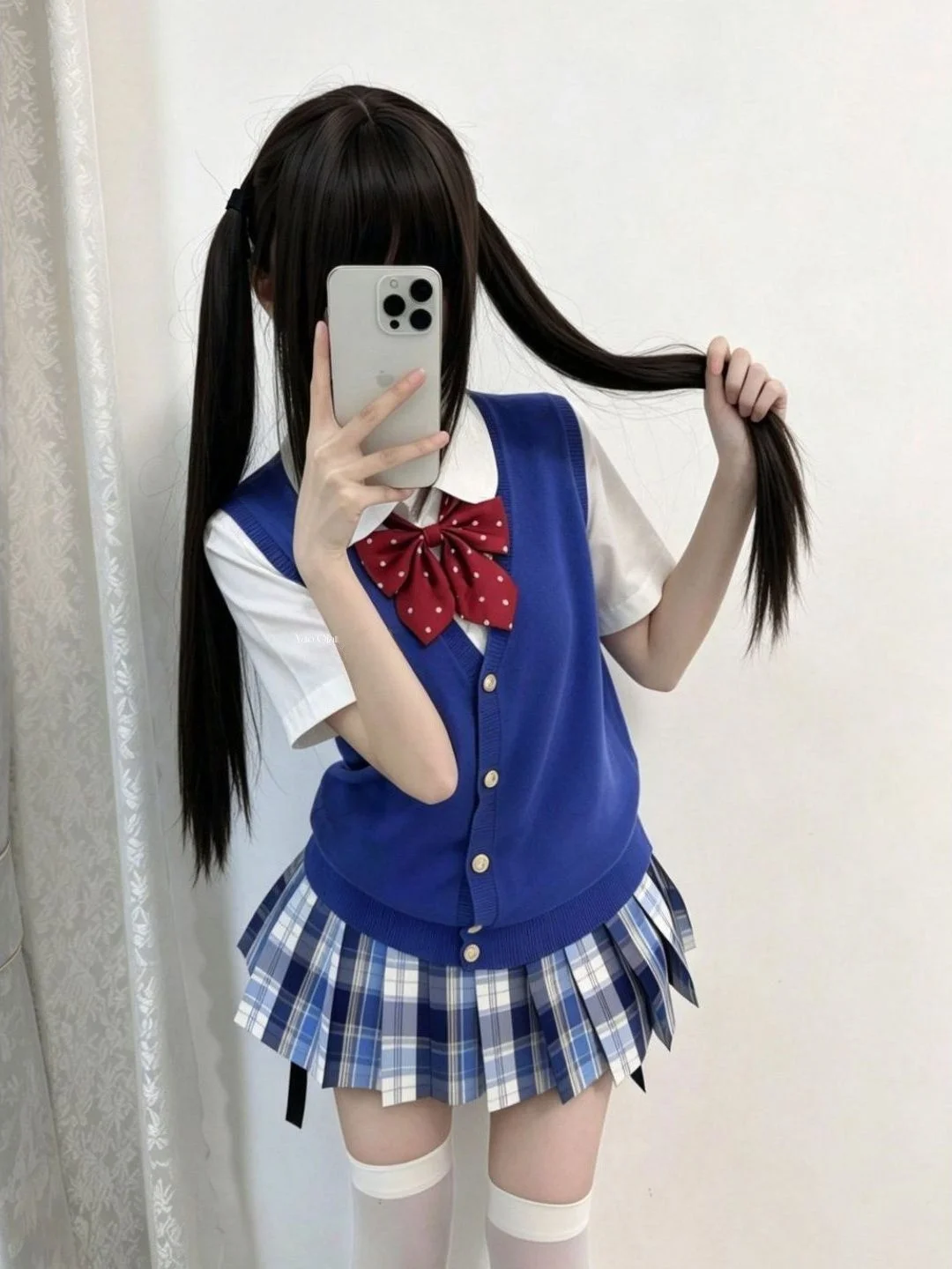 Summer New Arrival JK Uniform Plaid Skirt Set Cute School Style Baby Blue Knitted Cardigan Basic Short Sleeve Top Women's Fas...
Summer New Arrival JK Uniform Plaid Skirt Set Cute School Style Baby Blue Knitted Cardigan Basic Short Sleeve Top Women's Fas...