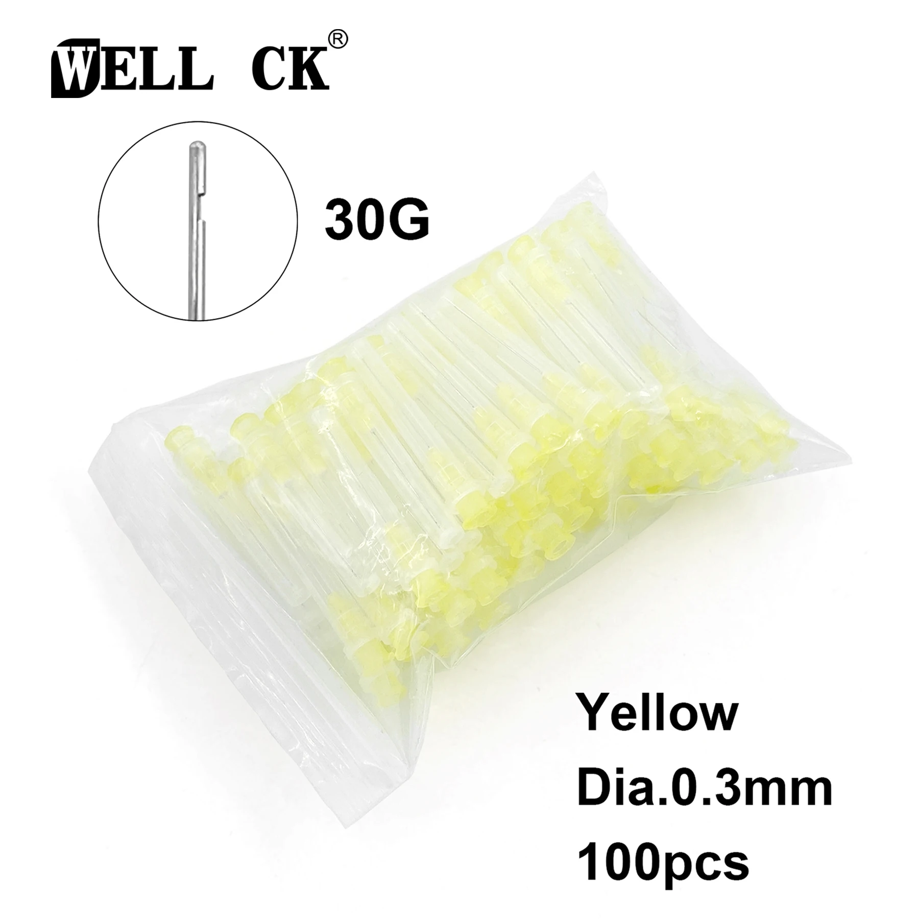 100pcs/Bag WELLCK Dental Endo Irrigation Needle Tips 25/27/30G Dental Root Canal Lateral Irrigation Needle for Root Canals
100pcs/Bag WELLCK Dental Endo Irrigation Needle Tips 25/27/30G Dental Root Canal Lateral Irrigation Needle for Root Canals
