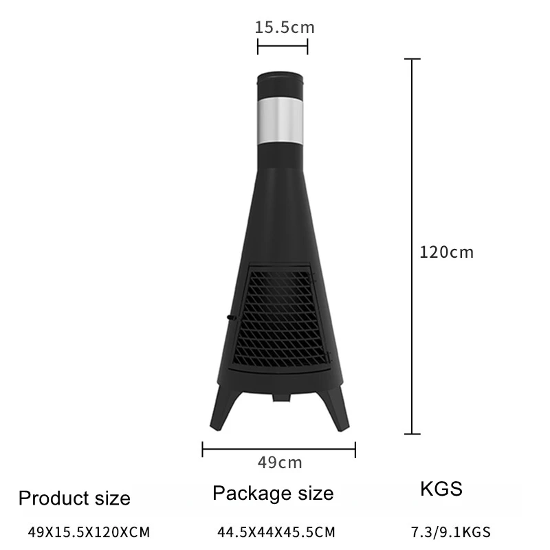 Outdoor charcoal wood-burning stove, courtyard wood-burning heater, outdoor fireplace, villa garden bonfire, barbecue heater
Outdoor charcoal wood-burning stove, courtyard wood-burning heater, outdoor fireplace, villa garden bonfire, barbecue heater