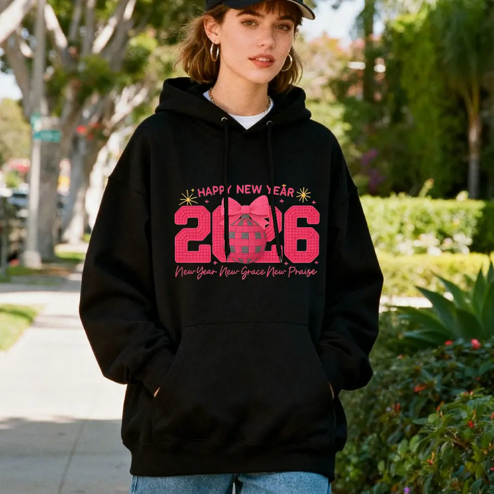 Hello 2026 Graphic Sweatshirts New Year Celebration Hoodies Winter Clothes Women Party Pullover for The New Year Eve Party 2026
Hello 2026 Graphic Sweatshirts New Year Celebration Hoodies Winter Clothes Women Party Pullover for The New Year Eve Party 2026
