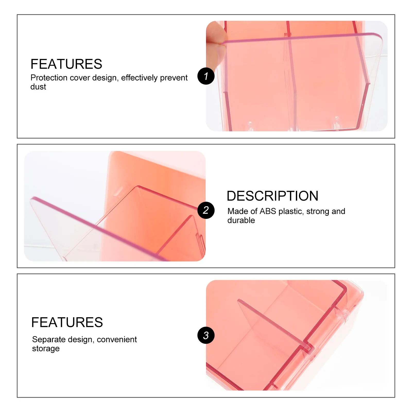 Household Cotton Swab Box Detachable Divider 2-Compartments Cotton Pad Storage Organizer Dustproof Container for Bathroom Vanity
Household Cotton Swab Box Detachable Divider 2-Compartments Cotton Pad Storage Organizer Dustproof Container for Bathroom Vanity