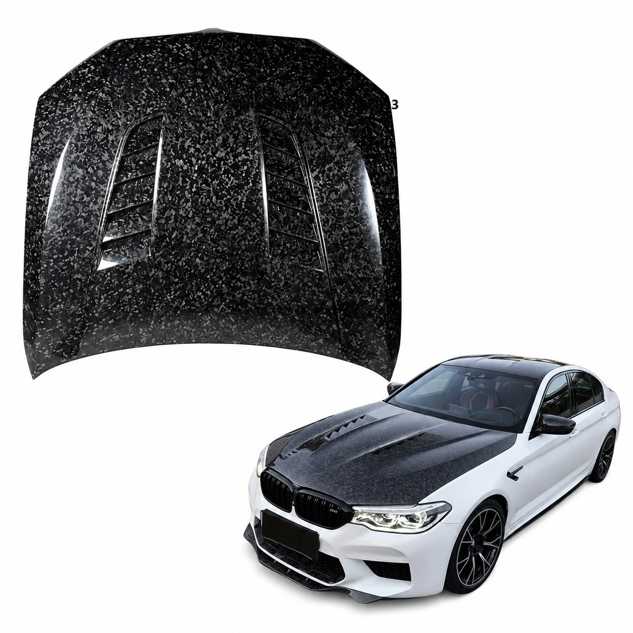For 5 Series G30 G38 M5 F90 V Style Dry or Forged Carbon Fiber Front Hood Bonnet
For 5 Series G30 G38 M5 F90 V Style Dry or Forged Carbon Fiber Front Hood Bonnet