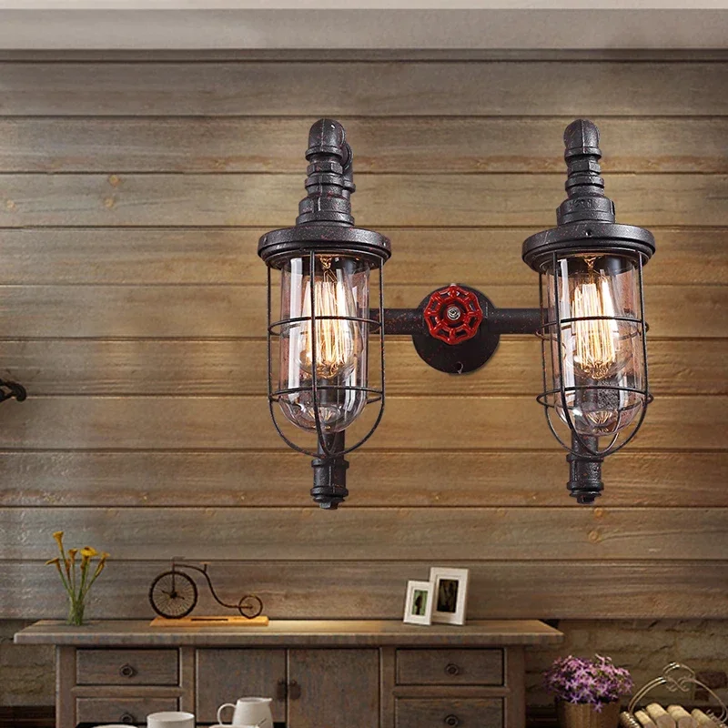 Loft industrial Creative restaurant bar lamp Retro wall lamp, wrought iron decoration
Loft industrial Creative restaurant bar lamp Retro wall lamp, wrought iron decoration