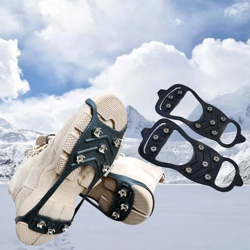Обувь против скольжения над обувью покрывает Crampon Antipkid Ice 8-Tooth Traction Clits Spikes
Обувь против скольжения над обувью покрывает Crampon Antipkid Ice 8-Tooth Traction Clits Spikes