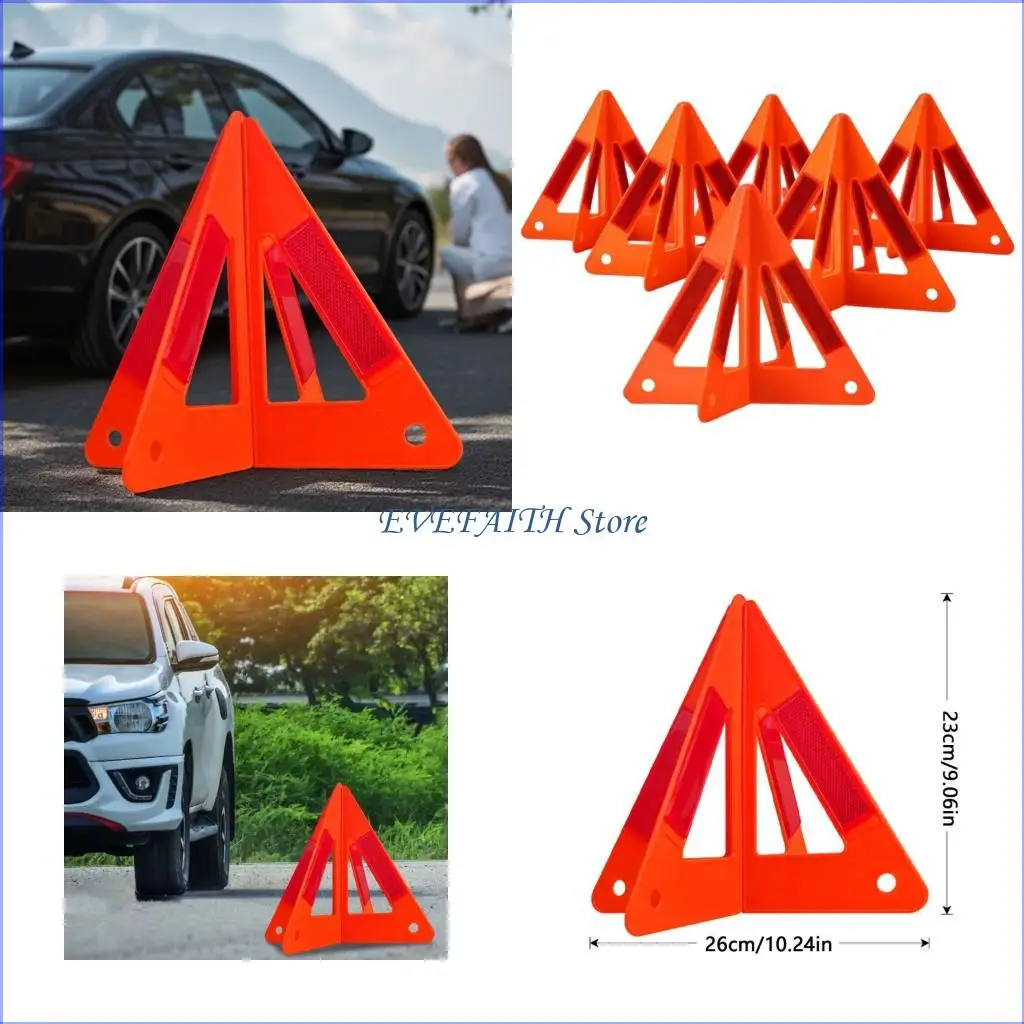 124B Quick Reflective Warning Triangle For Emergency Vehicle Hazard Signaling
124B Quick Reflective Warning Triangle For Emergency Vehicle Hazard Signaling