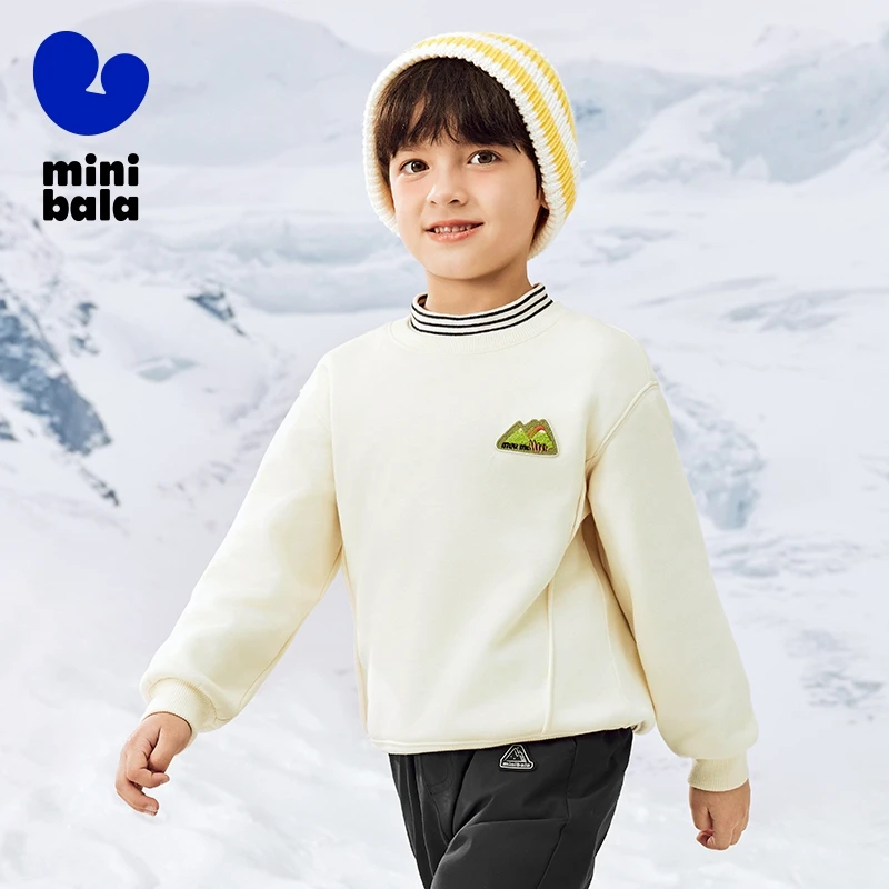 Mini Bala Antibacterial Sweatshirt for Boys and Girls 2024 Autumn and Winter New Product Far-Infrared Top
Mini Bala Antibacterial Sweatshirt for Boys and Girls 2024 Autumn and Winter New Product Far-Infrared Top