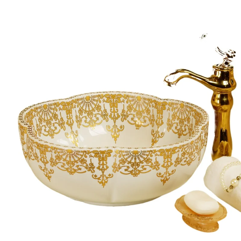 Handmade China Artistic Art wash basin Ceramic Counter Top Wash Basin Bathroom Sinks
Handmade China Artistic Art wash basin Ceramic Counter Top Wash Basin Bathroom Sinks