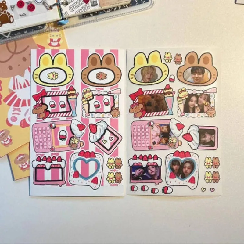 Hand-Drawn Doodle Frame Stickers for Journal Ins Kawaii Cartoon Style Scrapbook Photocard Deco Decals for Photocard Guka Tray
Hand-Drawn Doodle Frame Stickers for Journal Ins Kawaii Cartoon Style Scrapbook Photocard Deco Decals for Photocard Guka Tray