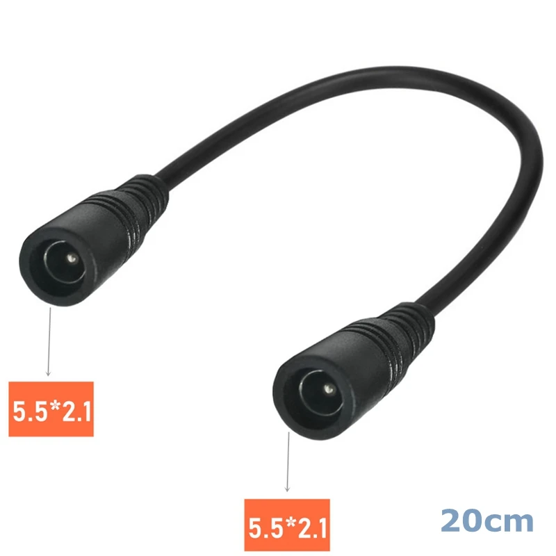 Удлинительный кабель питания, CD 5,5x2,1 мм, разъем постоянного тока с гнездовым разъемом, 20 см, для светодиодной настольной лампы, стерео
Удлинительный кабель питания, CD 5,5x2,1 мм, разъем постоянного тока с гнездовым разъемом, 20 см, для светодиодной настольной лампы, стерео
