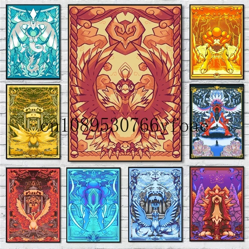 Pokemon Cartoon Poster Retro Pikachu Charizard Anime Action Figures Canvas Painting Wall Decoration Poster Kids Decorate
Pokemon Cartoon Poster Retro Pikachu Charizard Anime Action Figures Canvas Painting Wall Decoration Poster Kids Decorate