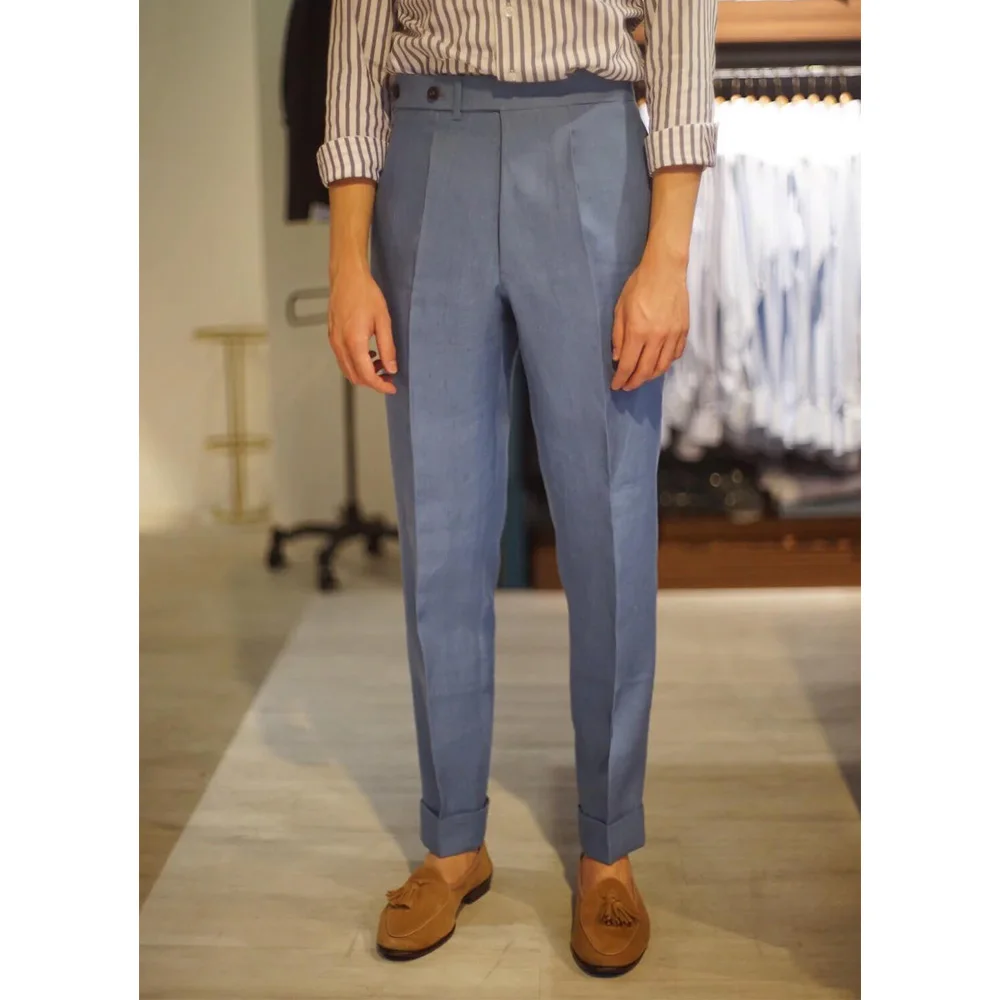 Men's Trousers Straight Pants for Man Solid Color Business Lightweight Linen Straight-Leg Casual Work Trouser Tailoring Classic
Men's Trousers Straight Pants for Man Solid Color Business Lightweight Linen Straight-Leg Casual Work Trouser Tailoring Classic