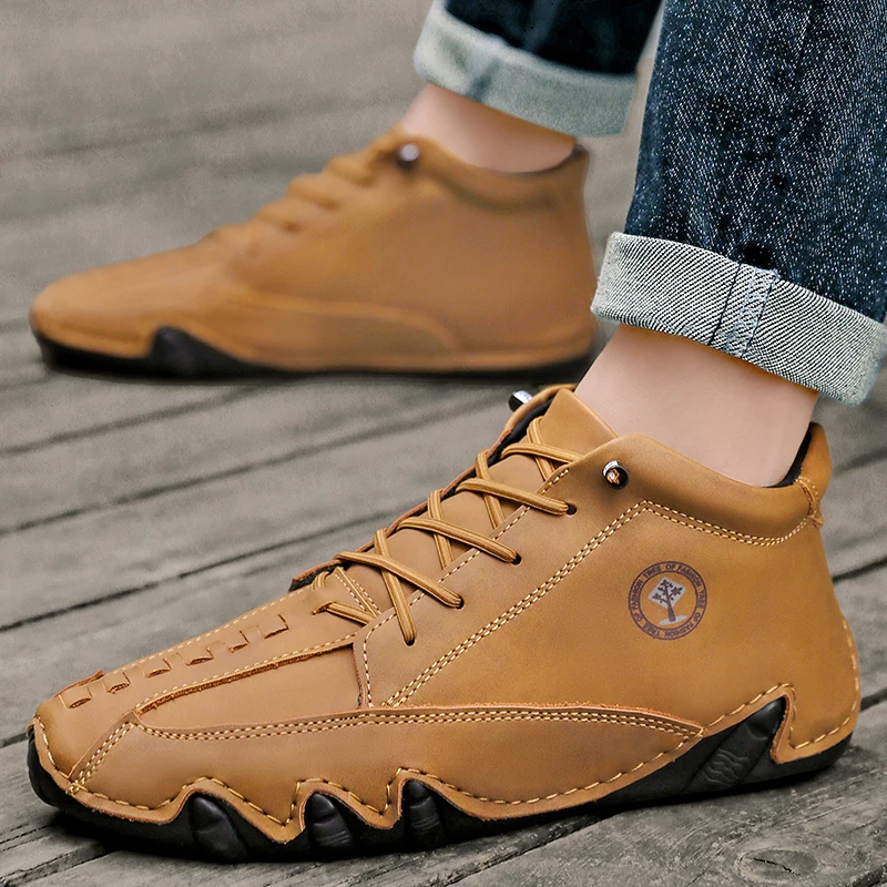 Leather Casual Shoes Sneakers for Men Fashion Outdoor Walking Loafers Shoes Comfortable Footwear Luxury Man Boots 2026 New In
Leather Casual Shoes Sneakers for Men Fashion Outdoor Walking Loafers Shoes Comfortable Footwear Luxury Man Boots 2026 New In