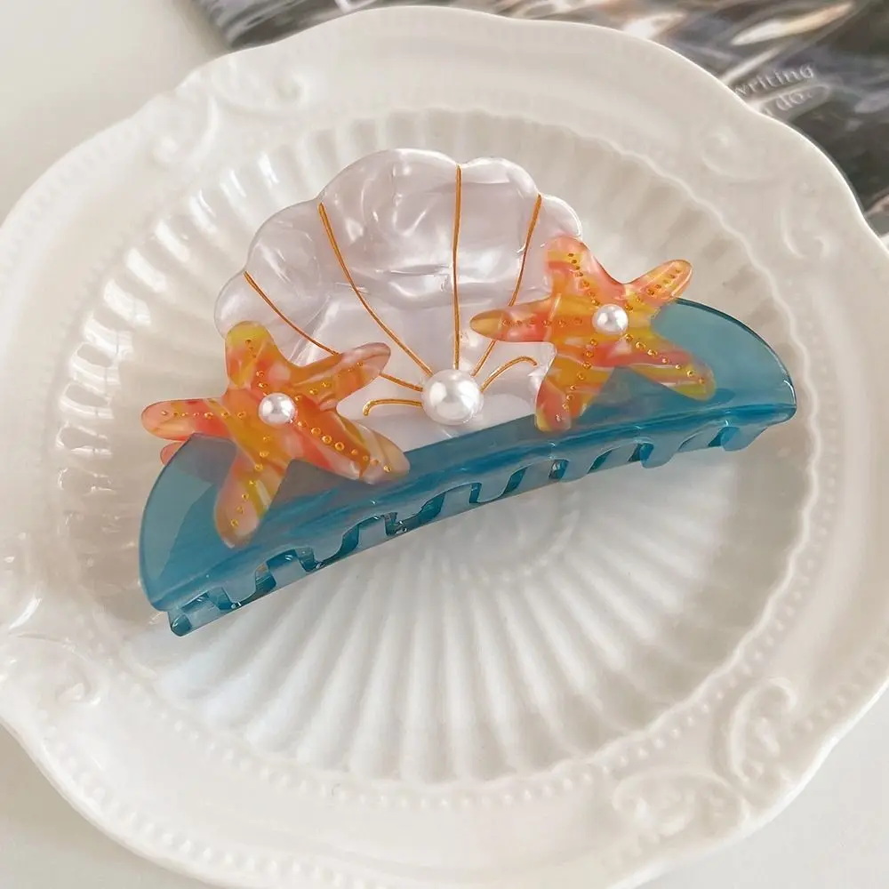 Elegant Ocean Series Hair Claw Acetic Acid Korean Style Shell Hair Claw Beach Headwear Conch Geometry Shark Clip Vacation
Elegant Ocean Series Hair Claw Acetic Acid Korean Style Shell Hair Claw Beach Headwear Conch Geometry Shark Clip Vacation