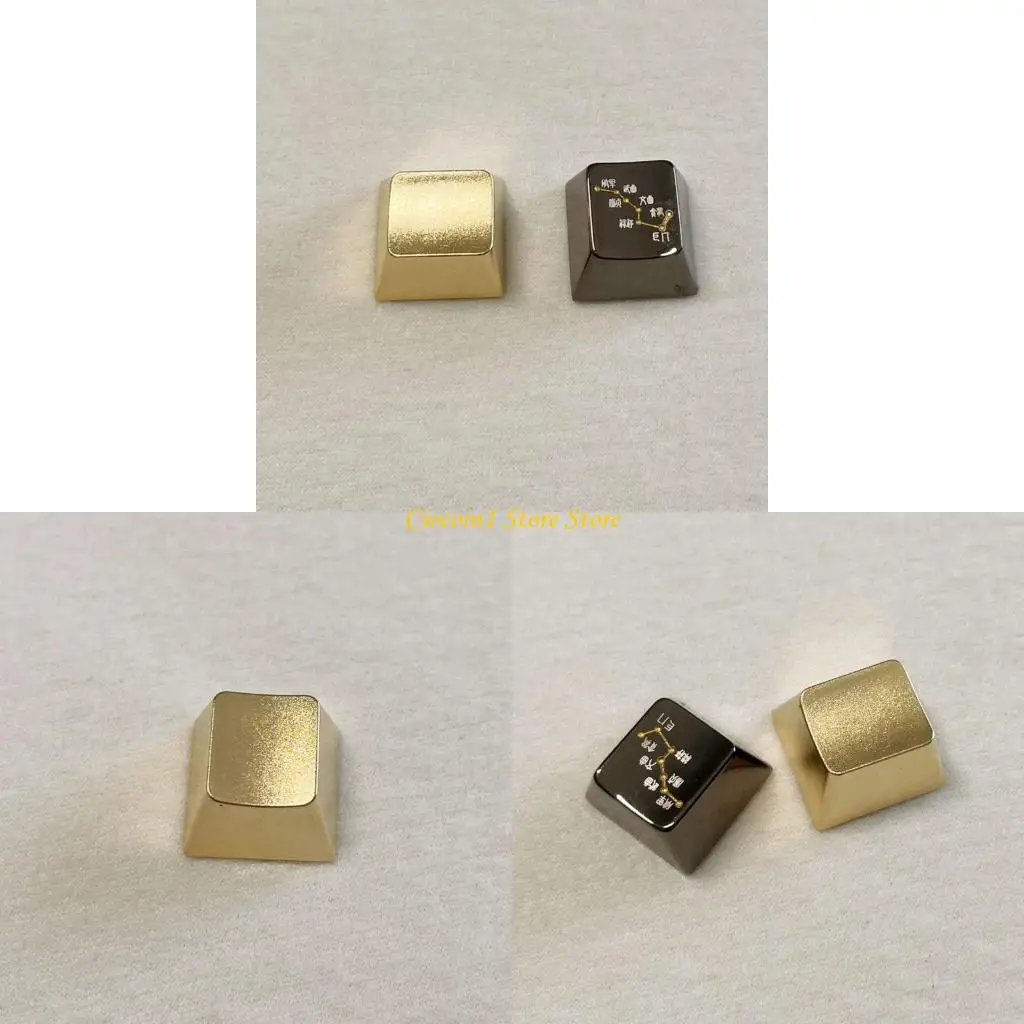 1PC Metal Keycap Matte Gold Zinc Alloy Keycaps Replacement for Mechanical Keyboard
1PC Metal Keycap Matte Gold Zinc Alloy Keycaps Replacement for Mechanical Keyboard