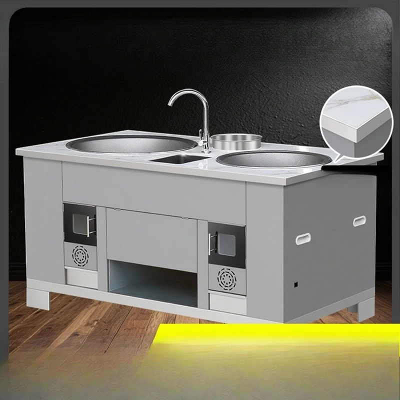 Household firewood burning, firewood saving, no iron pot stewing, double stove rock slab large pot platform
Household firewood burning, firewood saving, no iron pot stewing, double stove rock slab large pot platform