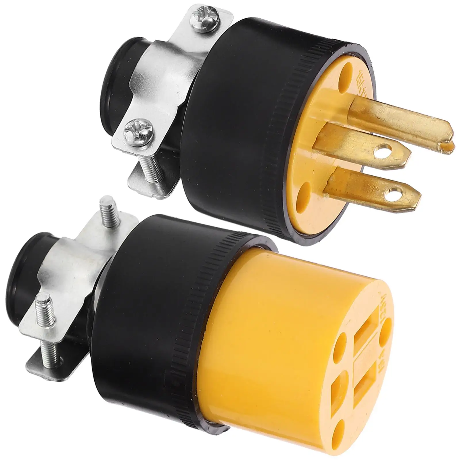 s 3 Grounding Connector 15A 125V Male Female Extension Cord Ends Repair Female Extension Cord Ends Kit Electrical Replacement
s 3 Grounding Connector 15A 125V Male Female Extension Cord Ends Repair Female Extension Cord Ends Kit Electrical Replacement