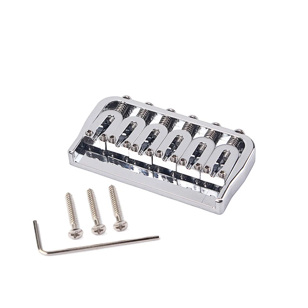 6 Strings Fixed Guitar Bridge Plate Steel Heavy Duty Hardtail Bridge Replacement Upgrade for Electric Guitar Parts Accessories
6 Strings Fixed Guitar Bridge Plate Steel Heavy Duty Hardtail Bridge Replacement Upgrade for Electric Guitar Parts Accessories