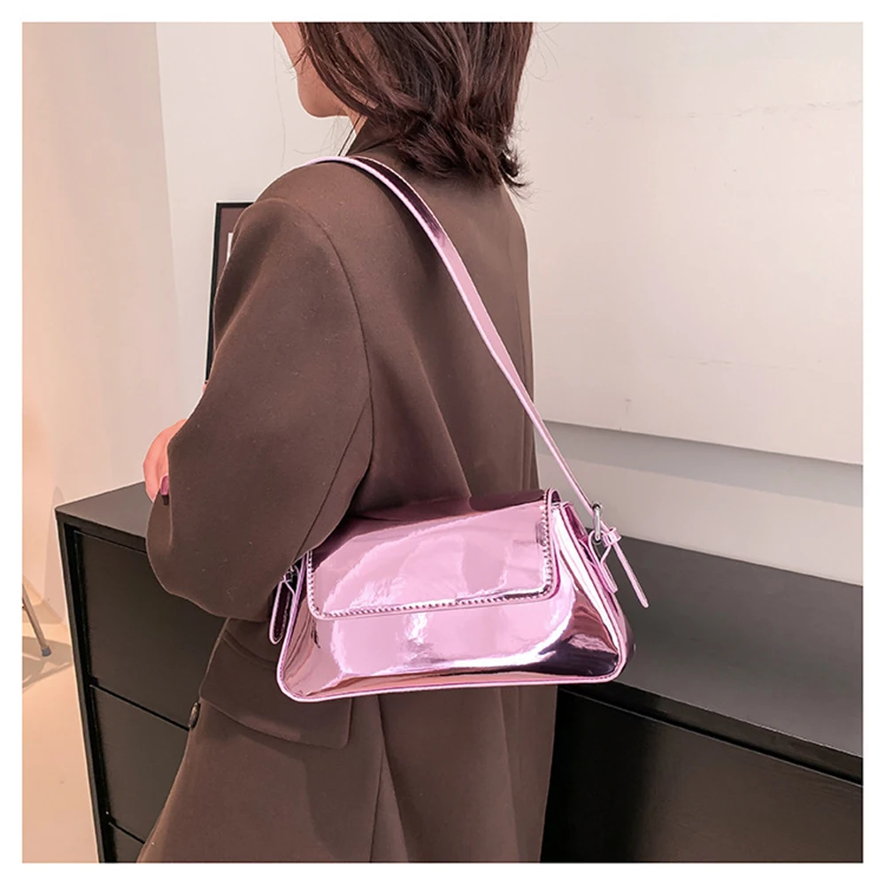Simple Solid Color Shoulder Bag for Women Fashion Fashionable Laser Armpit Bag Luxury Designer Handbags Stylish Tote Bag Purse
Simple Solid Color Shoulder Bag for Women Fashion Fashionable Laser Armpit Bag Luxury Designer Handbags Stylish Tote Bag Purse