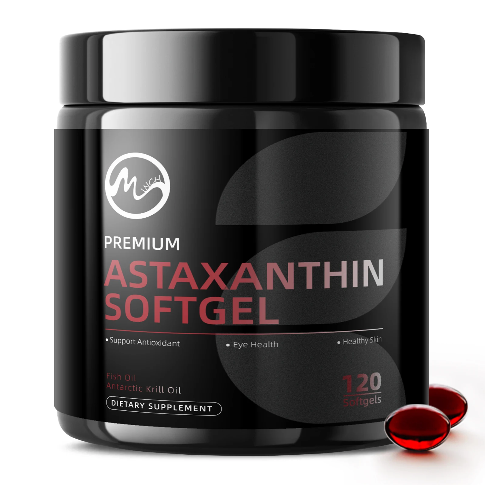 Minch Astaxanthin Capsule Antioxidant Skin Care Delaying Aging & Repairing Damaged Cells Increase Skin Moisture & Elasticity
Minch Astaxanthin Capsule Antioxidant Skin Care Delaying Aging & Repairing Damaged Cells Increase Skin Moisture & Elasticity