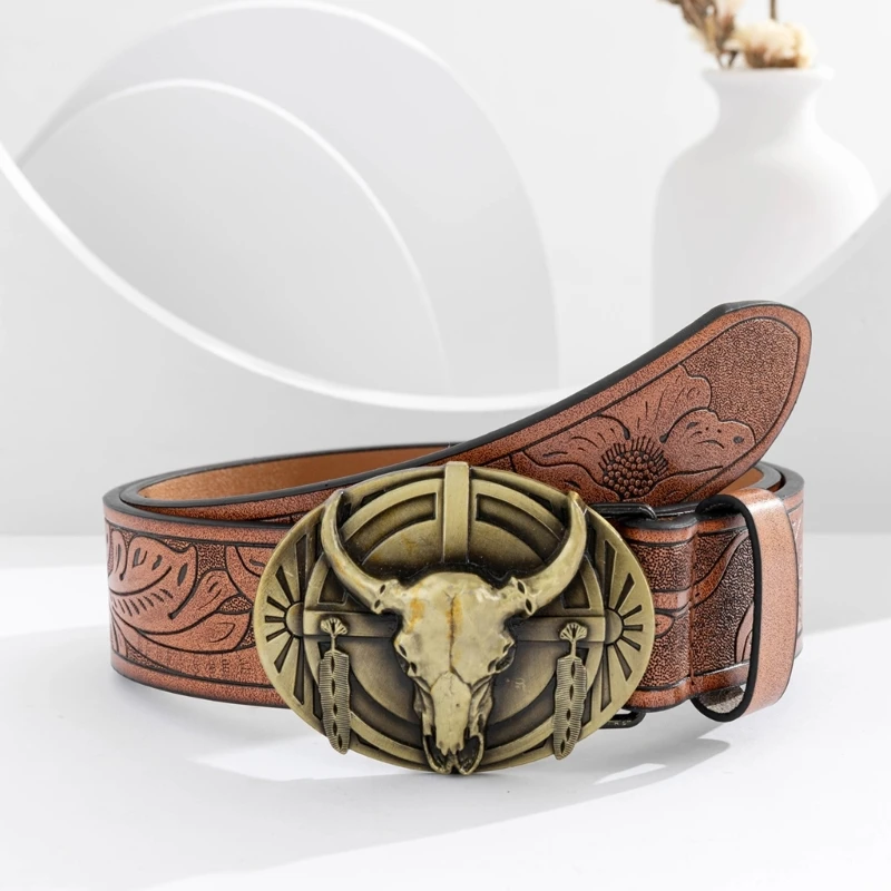Men Belt Aesthetic Engraved Pattern Denims Belt Vintage Dress Up Party Waist Decor Belts Teens Boys Cowboy Waist Strap
Men Belt Aesthetic Engraved Pattern Denims Belt Vintage Dress Up Party Waist Decor Belts Teens Boys Cowboy Waist Strap