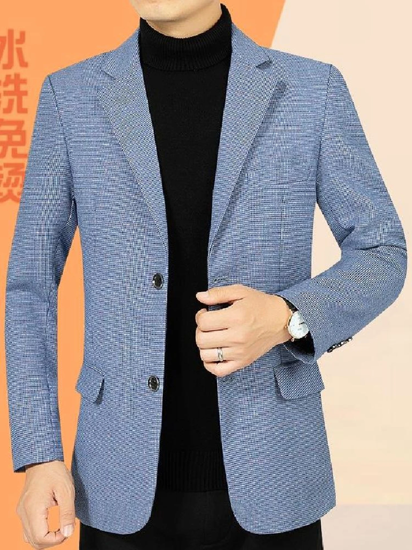 Casual Luxury Autumn New Men's Suit Jaet Mid-aged Dad's Single Piece Iron-free Western Clothes M Loose Fit Long Sve
Casual Luxury Autumn New Men's Suit Jaet Mid-aged Dad's Single Piece Iron-free Western Clothes M Loose Fit Long Sve