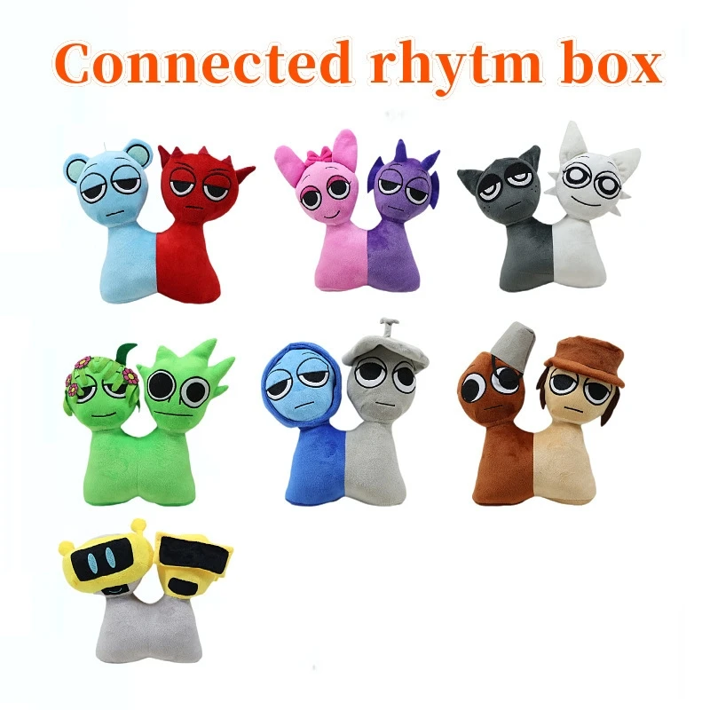 Плюшевая игрушка Sprunki Incredibox, интерактивная музыкальная ритм-игра, мягкая кукла, мягкий подарок для детей
Плюшевая игрушка Sprunki Incredibox, интерактивная музыкальная ритм-игра, мягкая кукла, мягкий подарок для детей