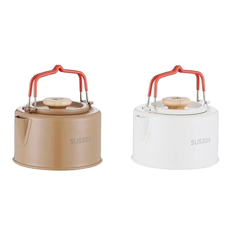 1100Ml Portable Camping Kettle - Heat-Resistant Handle, Ideal For Tea & Coffee, Camping Water Boiler
1100Ml Portable Camping Kettle - Heat-Resistant Handle, Ideal For Tea & Coffee, Camping Water Boiler
