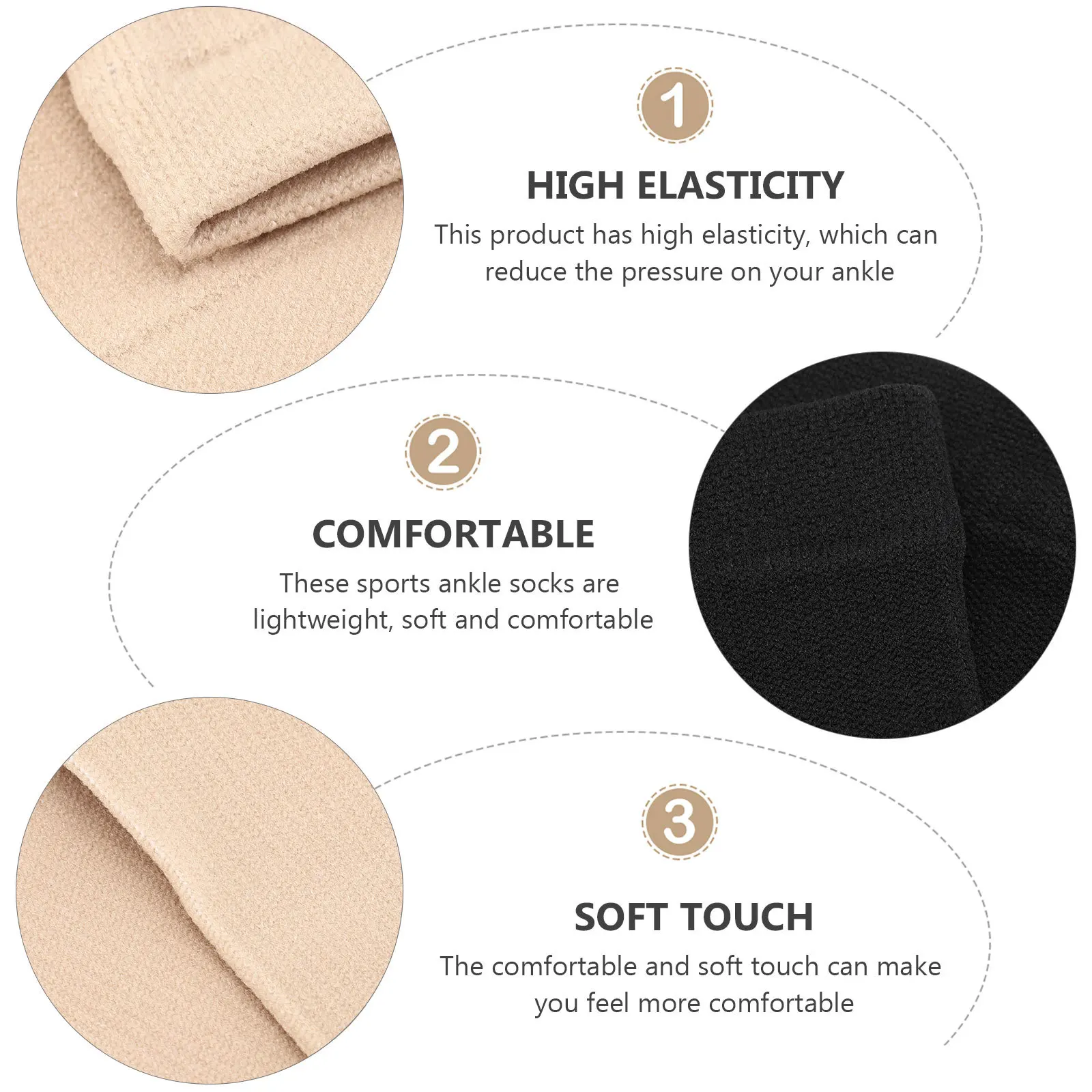 2pcs Ankle Support Socks High Elasticity Lightweight For Sports Exercise Protection Durable Ankle Sleeve Health Care Tool
2pcs Ankle Support Socks High Elasticity Lightweight For Sports Exercise Protection Durable Ankle Sleeve Health Care Tool