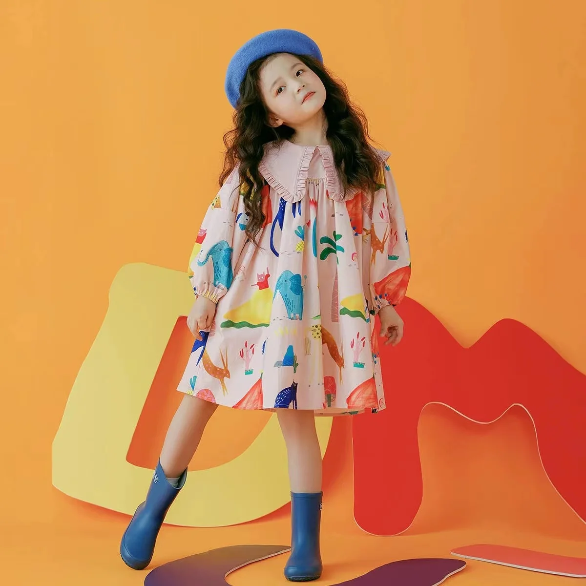 Baby Girl One-Piece Dress Korean Children'S Clothing 2023 Spring Pink Bubble Long-Sleeved Graffiti Girls' Clothing
Baby Girl One-Piece Dress Korean Children'S Clothing 2023 Spring Pink Bubble Long-Sleeved Graffiti Girls' Clothing