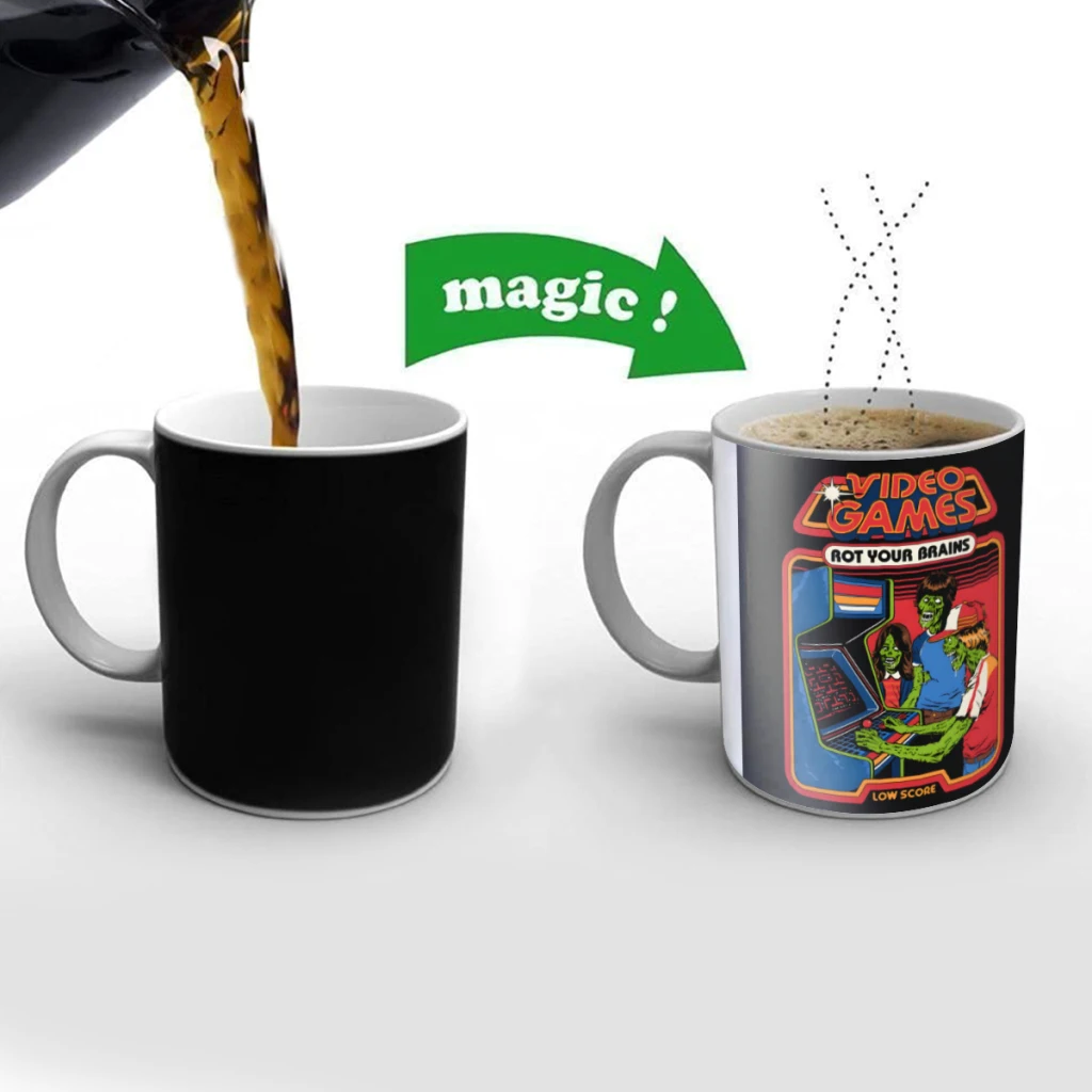 Video Games Rot Your Brains Creativity Change Color Chang mug Ceramic mug Hot Coffee Cup Breakfast Cup Mug Friend Gift
Video Games Rot Your Brains Creativity Change Color Chang mug Ceramic mug Hot Coffee Cup Breakfast Cup Mug Friend Gift