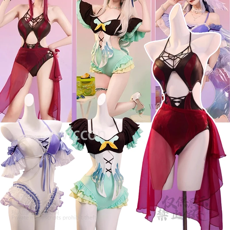 MoeMimic аниме-игра Honkai: Star Rail Robin Firefly Kafka сексуальный нарядный купальник платье женский летний костюм Хэллоуин вечерние ролевые игры
MoeMimic аниме-игра Honkai: Star Rail Robin Firefly Kafka сексуальный нарядный купальник платье женский летний костюм Хэллоуин вечерние ролевые игры