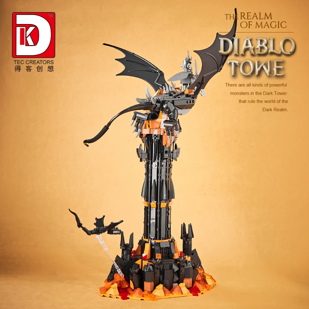 IN STOCK MOC Idea Dark Tower Building Blocks Assembling Black Dragon Bricks Model Construction DIY Toys for Children Gift Set
IN STOCK MOC Idea Dark Tower Building Blocks Assembling Black Dragon Bricks Model Construction DIY Toys for Children Gift Set