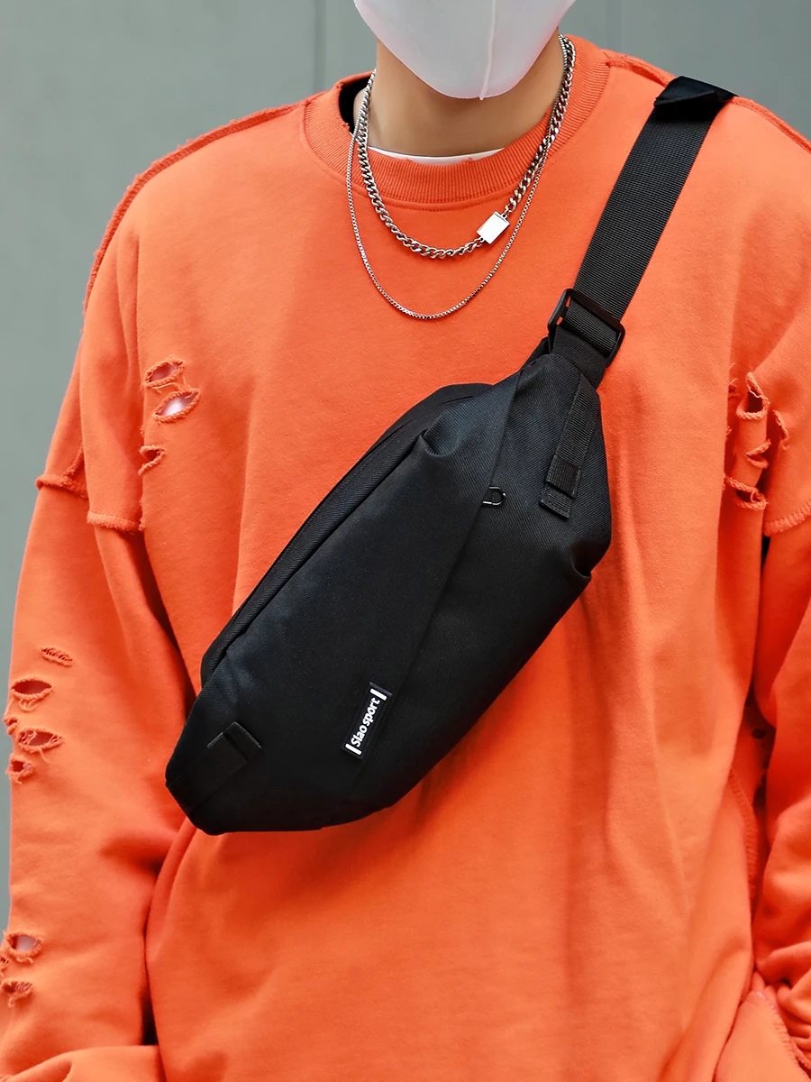 Chest Bag Messenger Bag Sports Small Bag Mobile Phone Pockets Men's Fashion Design Boys Shoulder Bag Brand
Chest Bag Messenger Bag Sports Small Bag Mobile Phone Pockets Men's Fashion Design Boys Shoulder Bag Brand