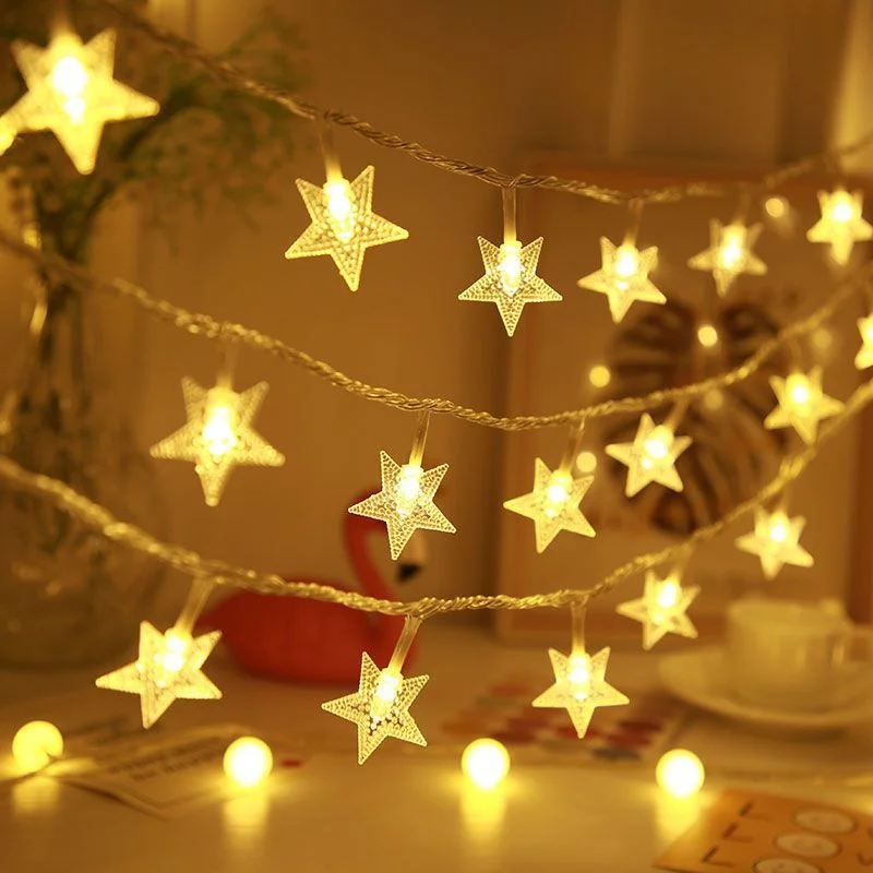 1.5m/3m/6m/10m Battery Powered LED Star String Lights Christmas Garland Lighting Party Lights Home Wall Wedding Decoration
1.5m/3m/6m/10m Battery Powered LED Star String Lights Christmas Garland Lighting Party Lights Home Wall Wedding Decoration