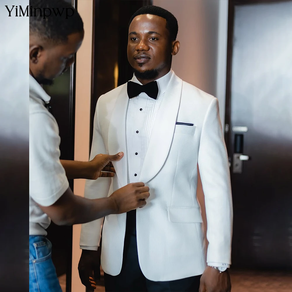 YiMinpwp White Africa Men's 2-Piece Satin Slim Fit Suit Set Shawl Lapel Tuxedo Outfit for Wedding Formal Events Suit XS-5XL
YiMinpwp White Africa Men's 2-Piece Satin Slim Fit Suit Set Shawl Lapel Tuxedo Outfit for Wedding Formal Events Suit XS-5XL