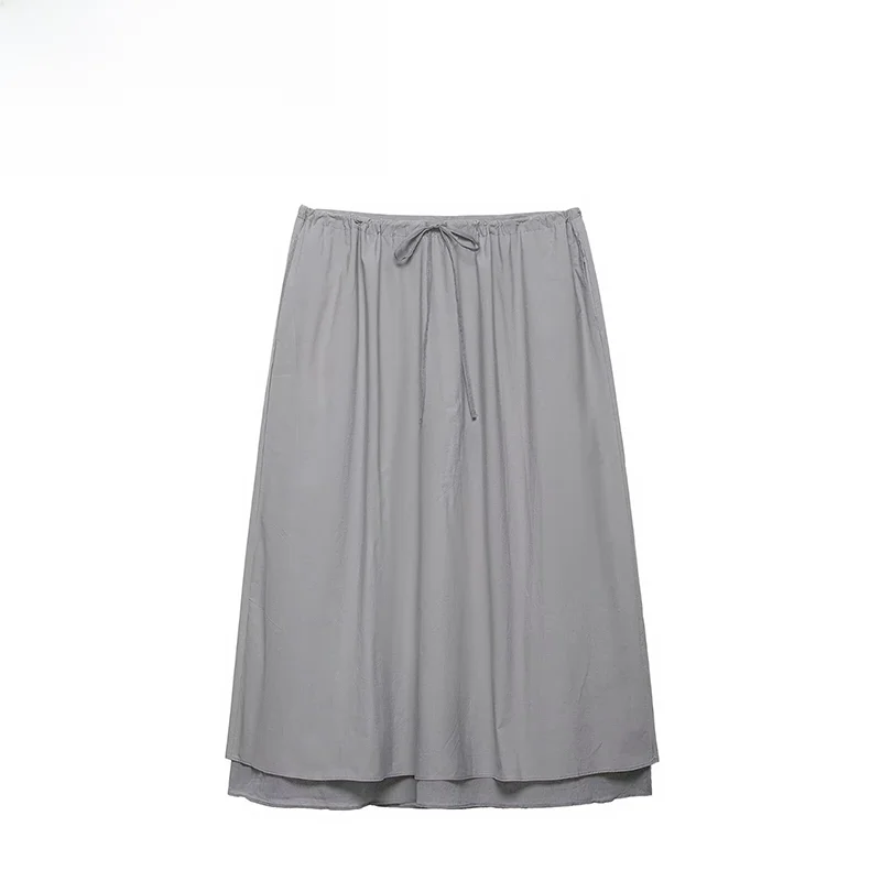 Spring New ZR Women's Midi Skirt Decorative Layered French Style Polyester Casual mid Waist Skirt for Ladies
Spring New ZR Women's Midi Skirt Decorative Layered French Style Polyester Casual mid Waist Skirt for Ladies