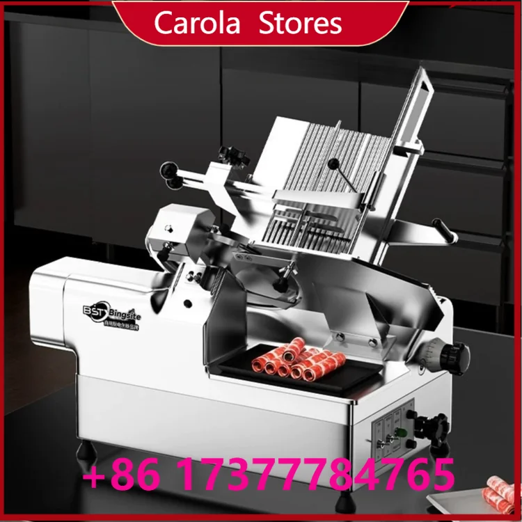 Multifunctional Meat Slicer Stainless Steel Blade, & Commercial Frozen Beef Mutton Ham Cheese
Multifunctional Meat Slicer Stainless Steel Blade, & Commercial Frozen Beef Mutton Ham Cheese