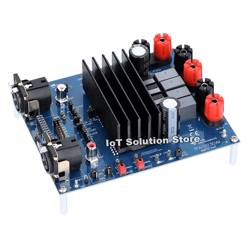 TPA3223EVM TPA3223 evaluation module for 200-W stereo, 400W mono HD analog input class-D amplifier
TPA3223EVM TPA3223 evaluation module for 200-W stereo, 400W mono HD analog input class-D amplifier
