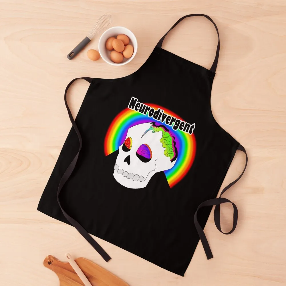 Neurodivergent Rainbow Skull Apron Kitchens Woman Women's Women Kitchen Apron
Neurodivergent Rainbow Skull Apron Kitchens Woman Women's Women Kitchen Apron