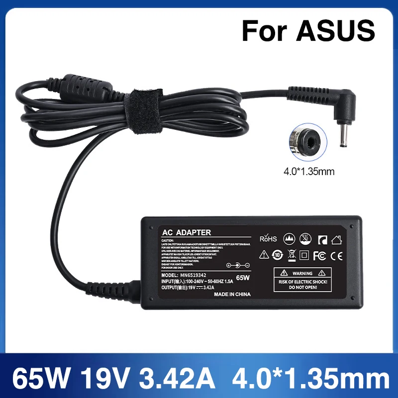 19V 3.42A 65W 4.0*1.35MM Power Charger Laptops Adapter For Asus Zenbook UX32VD UX305CA UX31a X201e X512 UX305f S200e ADP-65DW
19V 3.42A 65W 4.0*1.35MM Power Charger Laptops Adapter For Asus Zenbook UX32VD UX305CA UX31a X201e X512 UX305f S200e ADP-65DW