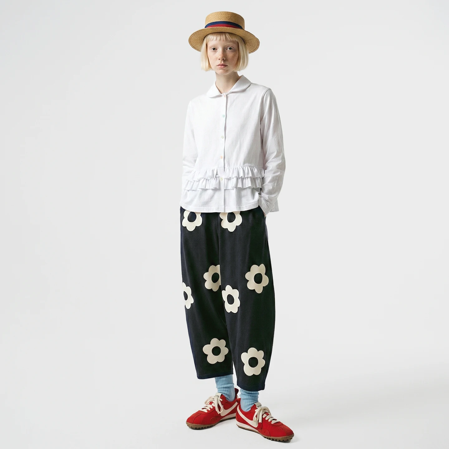 imakokoni Spring Original Japanese Niche Artistic Casual Elastic Waist Flower Nine Cent Pants Black Pants Female 265423
imakokoni Spring Original Japanese Niche Artistic Casual Elastic Waist Flower Nine Cent Pants Black Pants Female 265423