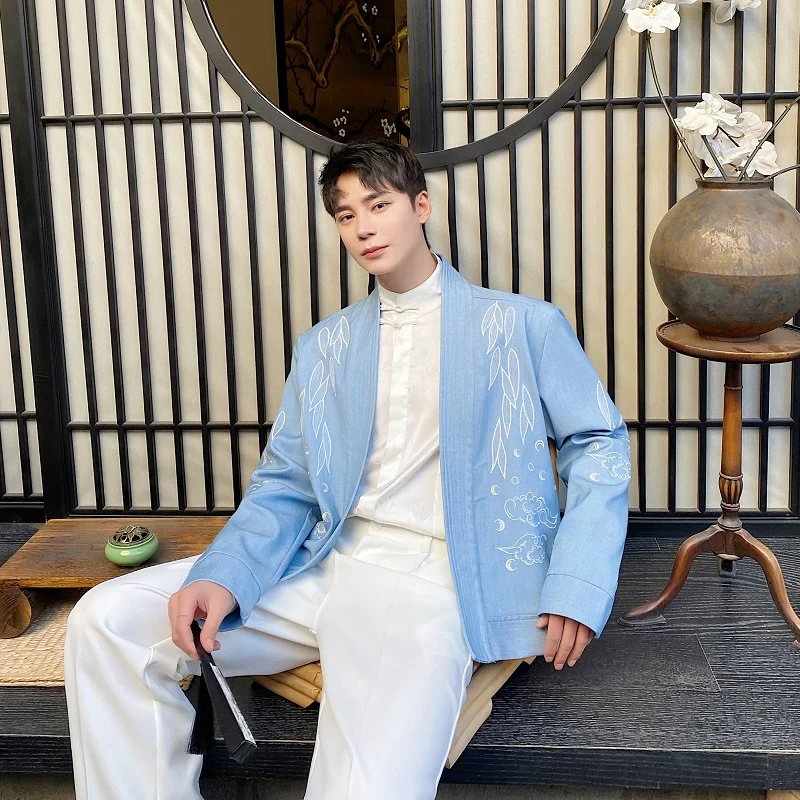 New Chinese Sle Bamboo Le Embroidery Jaet Men's Spring Autumn Casual Top High End Sensation National Trend Zen Spirit
New Chinese Sle Bamboo Le Embroidery Jaet Men's Spring Autumn Casual Top High End Sensation National Trend Zen Spirit