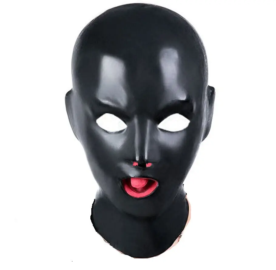 Latex Rubber 3D Brace Headgear Hood Mysterious hood with Tongue Nose Tube 0.4mm Christmas
Latex Rubber 3D Brace Headgear Hood Mysterious hood with Tongue Nose Tube 0.4mm Christmas