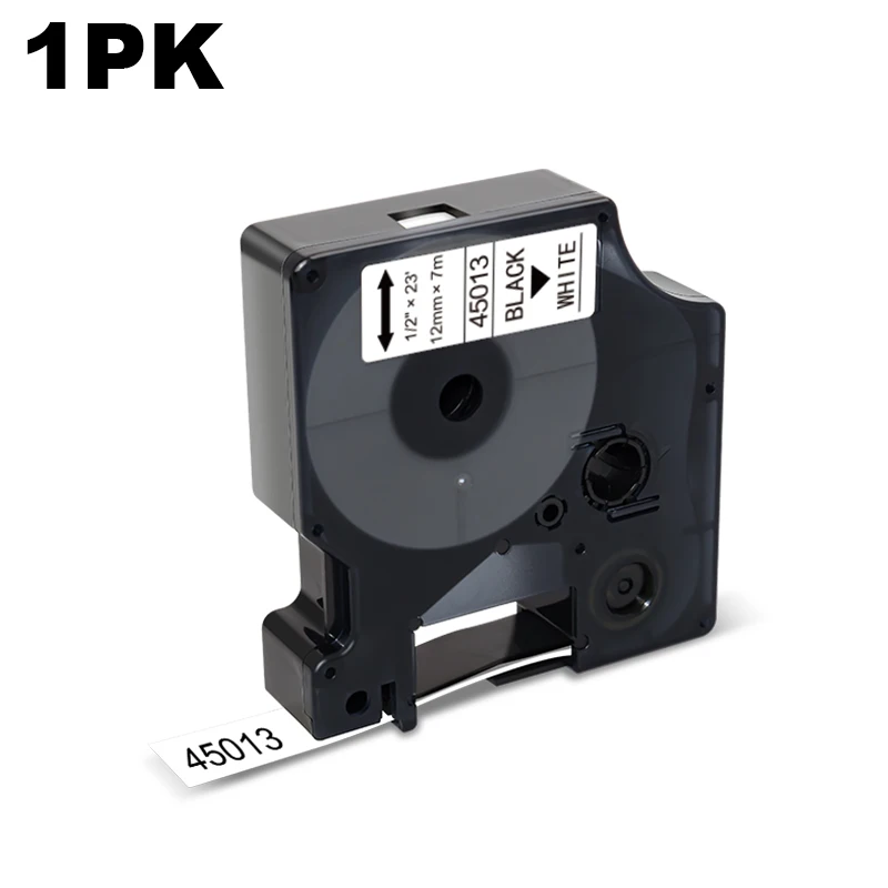 1PCS 12mm Dymo D1 Label Tape Compatible Dymo D1 45013 12mm Label Tape Black on White for Dymo LabelManager 160 280 Label Printer
1PCS 12mm Dymo D1 Label Tape Compatible Dymo D1 45013 12mm Label Tape Black on White for Dymo LabelManager 160 280 Label Printer