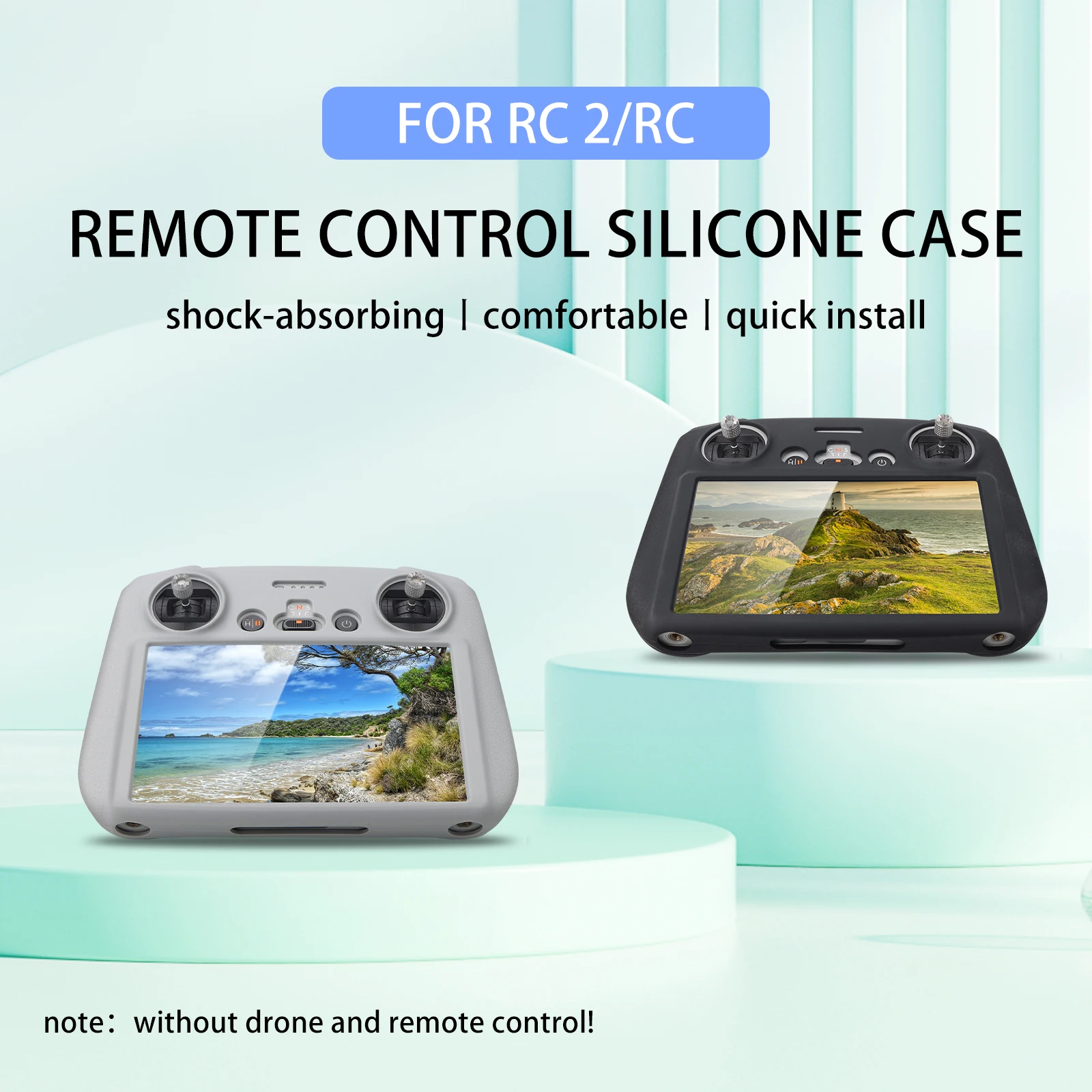 for DJI FLIP with Screen Remote Control Silicone Case Black Gray RC 2/RC Protective Cover Drop-proof Accessories
for DJI FLIP with Screen Remote Control Silicone Case Black Gray RC 2/RC Protective Cover Drop-proof Accessories