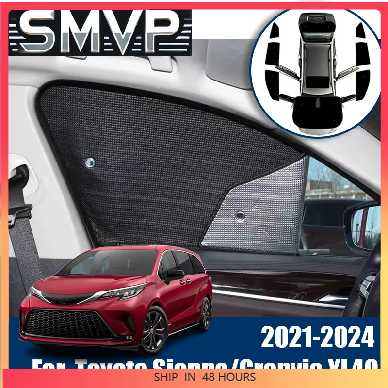 Новый автомобильный солнцезащитный козырек для Toyota Sienna XL40 Granvia 2021 2022 2023 2024, автомобильный солнцезащитный козырек, анти-УФ-защитный козырек, автомобильные аксессуары
Новый автомобильный солнцезащитный козырек для Toyota Sienna XL40 Granvia 2021 2022 2023 2024, автомобильный солнцезащитный козырек, анти-УФ-защитный козырек, автомобильные аксессуары